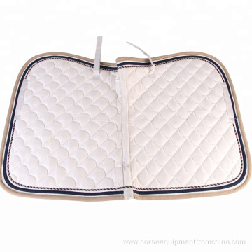 Polycotton Fish Pattern Saddle Pads